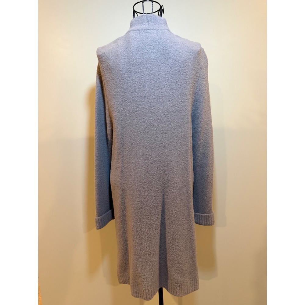 Charlie Paige CozyChic Lite Long Cardigan Duster Blue Open Front Pockets S/M. - Picture 3 of 3